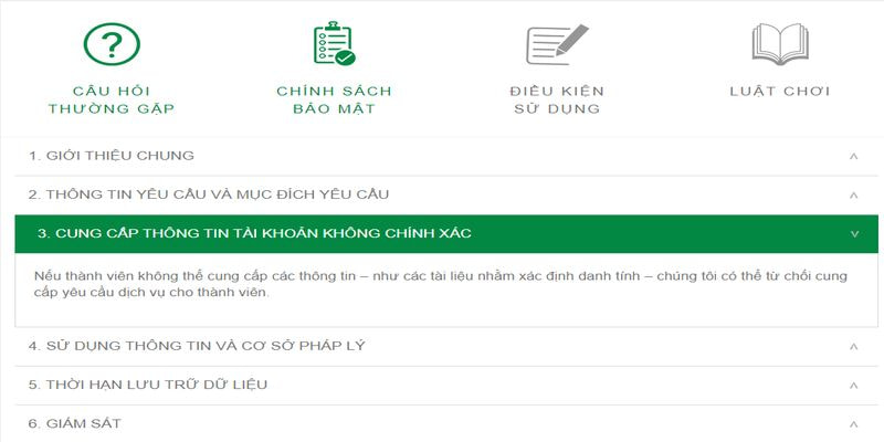 Điều khoản điều kiện bảo mật