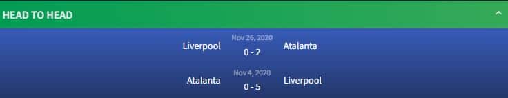 Đối đầu Liverpool vs Atalanta