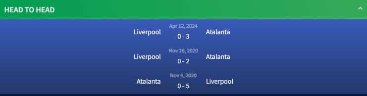 đối đầu Atalanta vs Liverpool